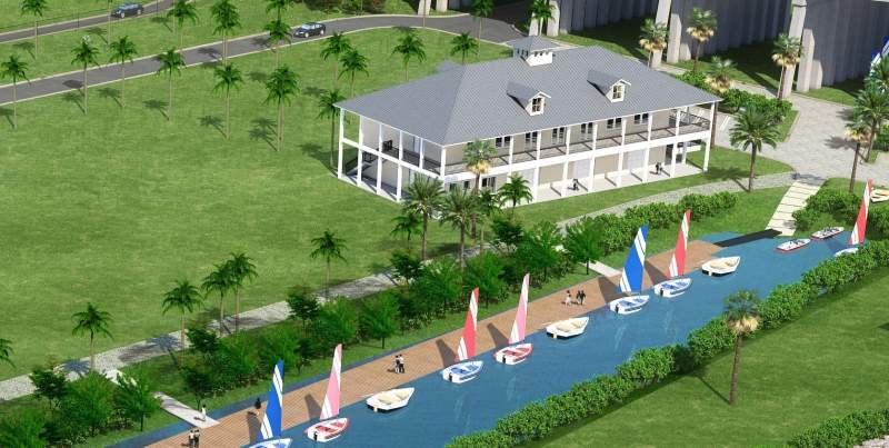 Ariel of Community Sailing Center and Surrounding Marine Recreational Park - Copy (002)