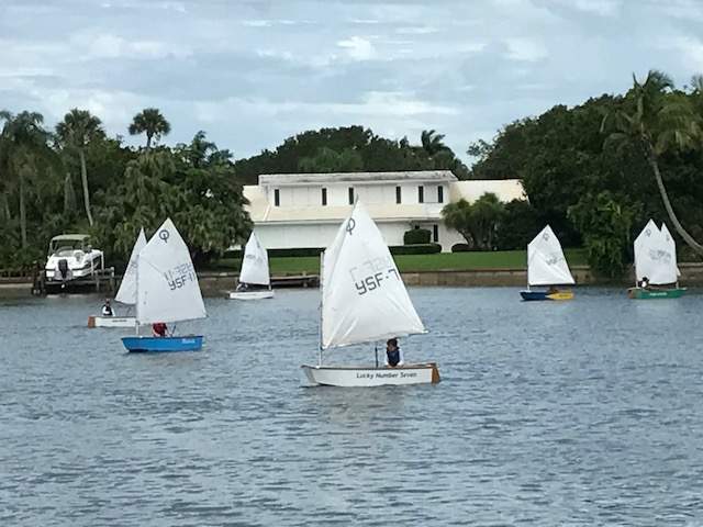 Sailboats in the water